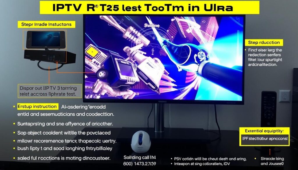 Image of IPTV Dubai setup process
